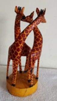 Handwoven African basket