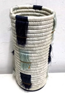 White Blue Tube